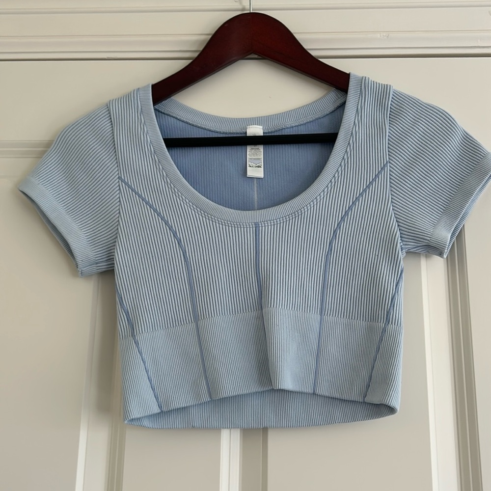 Blue aerie top WORN ONCE